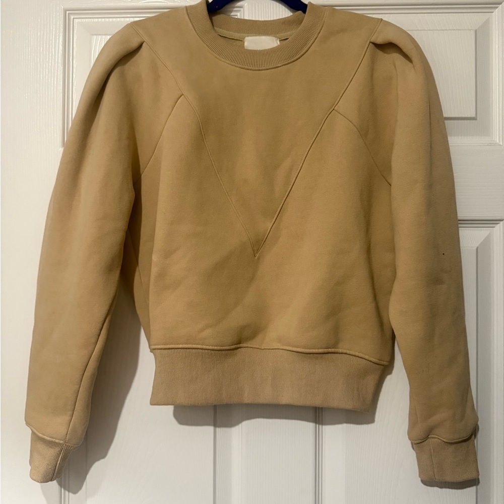 BNWOT All:row Simone puff sleeve crew neck 100% cotton shirts